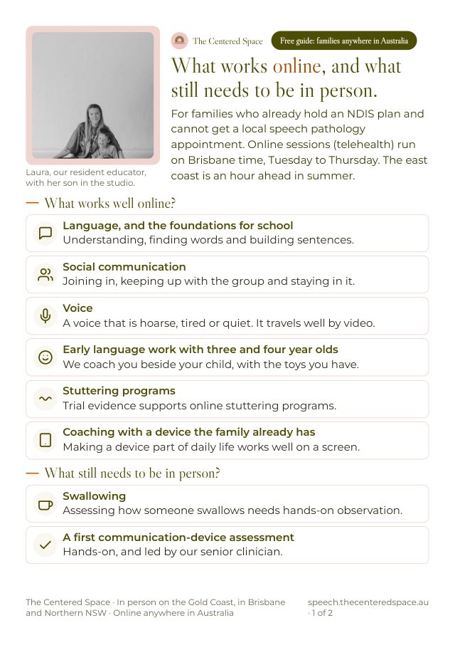 Front page of the Free Guide: Sessions Online brochure