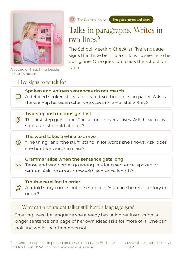 Front page of the Free Guide: The School Meeting Checklist brochure