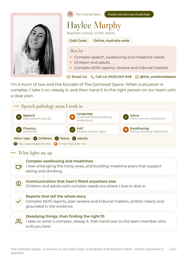 Front page of the Every Clinician's Profile brochure